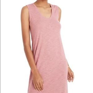 MADEWELL Jersey Tank Dress in Heather Berry